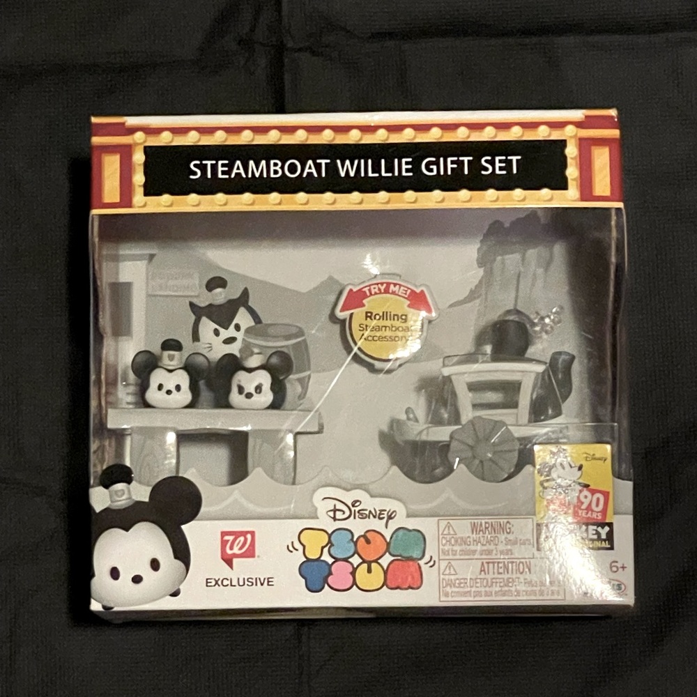 New Steamboat Willie Disney Mickey and Minnie